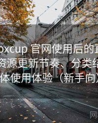 茶杯狐foxcup 官网使用后的直观印象整理：资源更新节奏、分类结构与整体使用体验（新手向）
