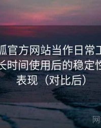 把茶杯狐官方网站当作日常工具后的感受：长时间使用后的稳定性与加载表现（对比后）